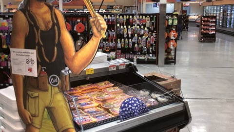 Johnsonville Cub Foods 'Bratsgiving' Standee